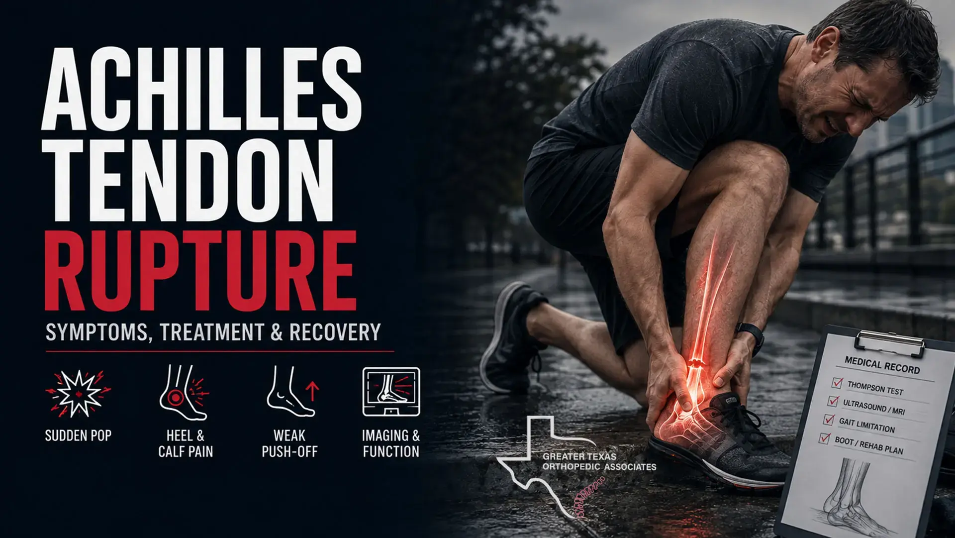 Achilles Tendon Rupture: Symptoms, Treatment, and Recovery