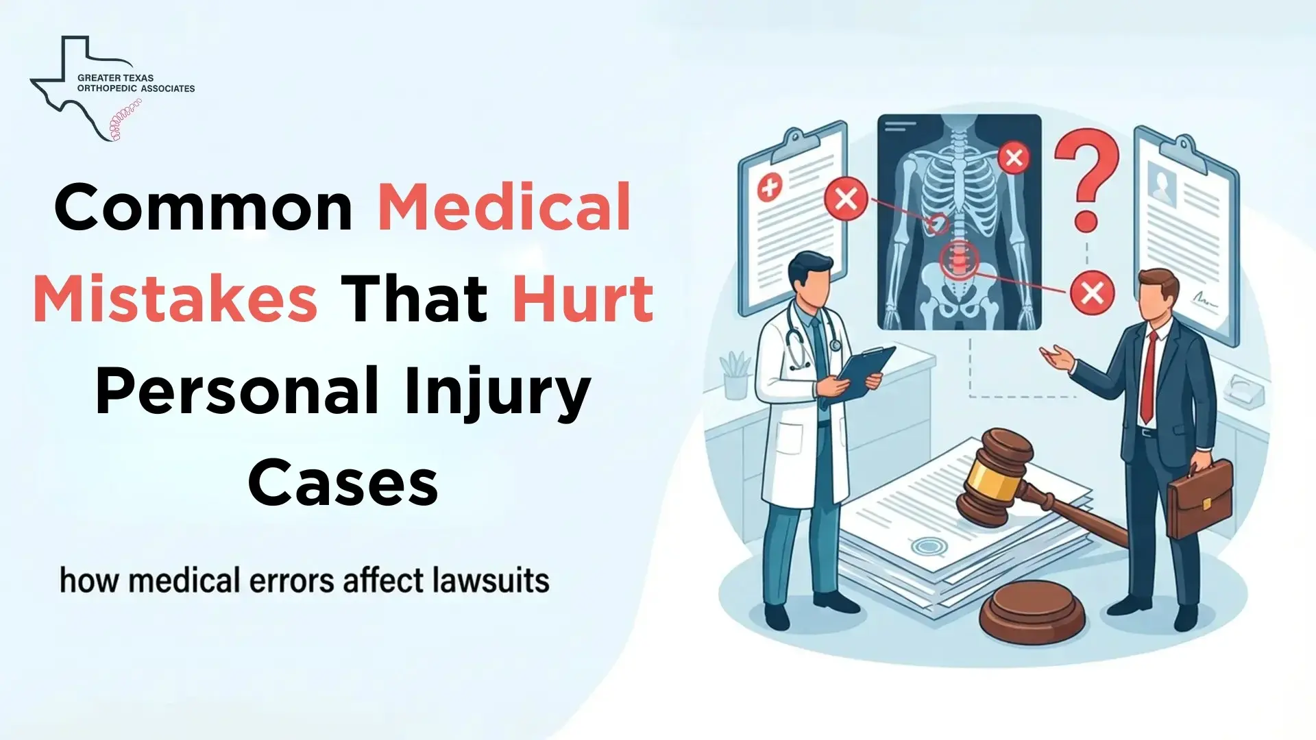 Common Medical Mistakes That Hurt Personal Injury Cases