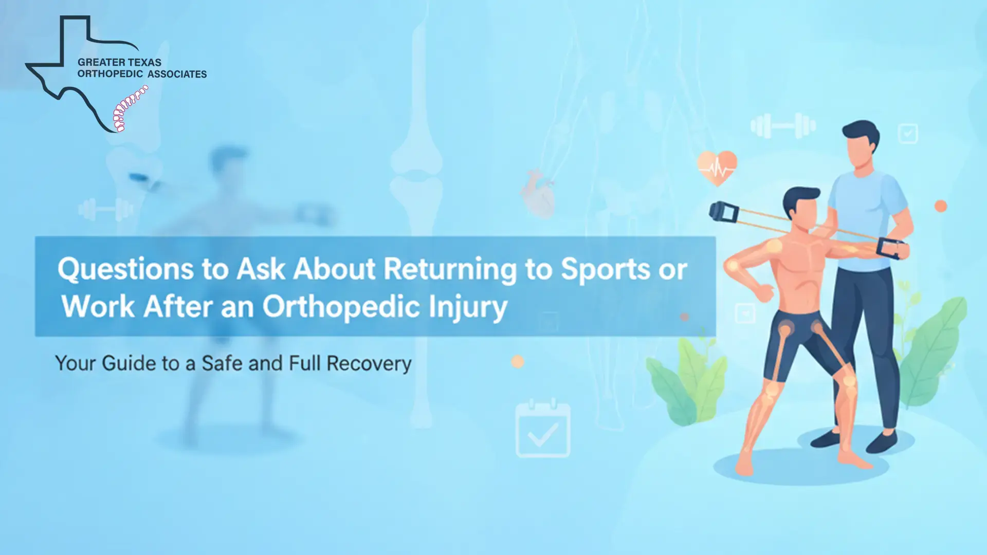 Returning to Sports or Work After an Orthopedic Injury