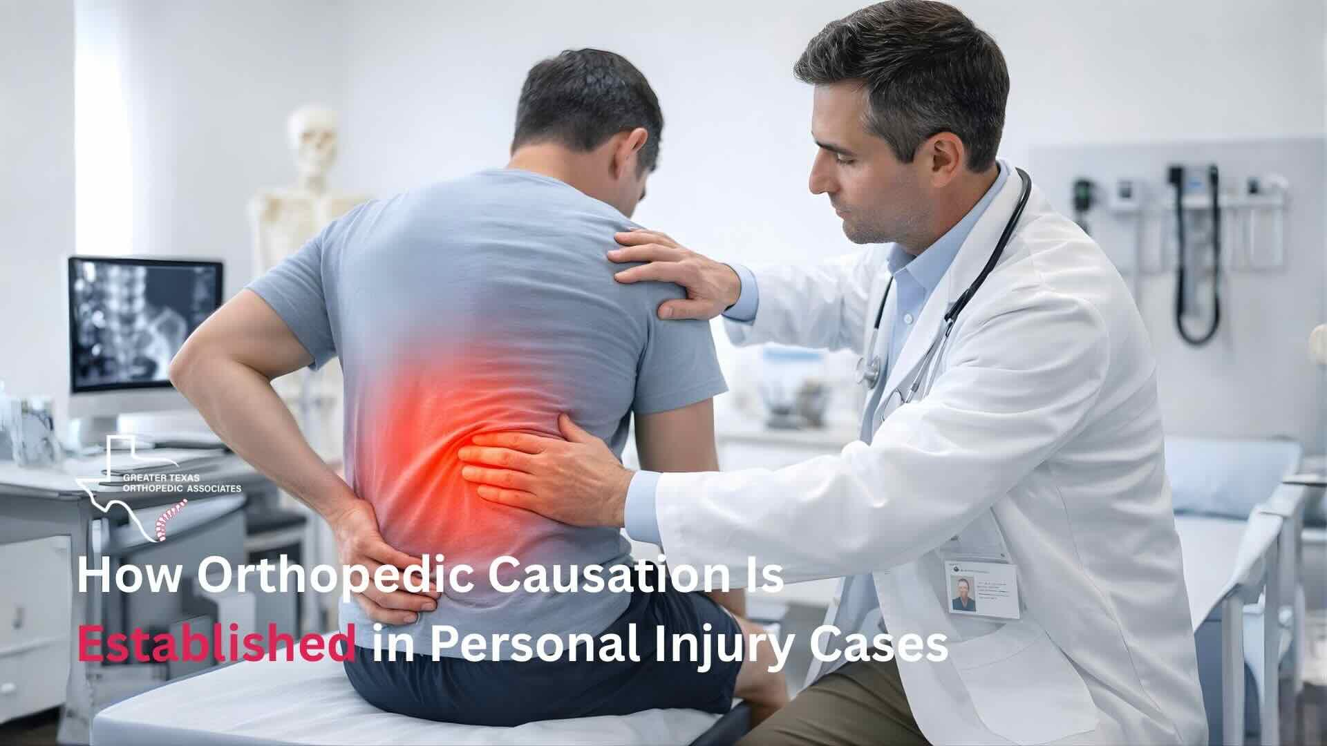How Orthopedic Causation Is Established in Personal Injury Cases