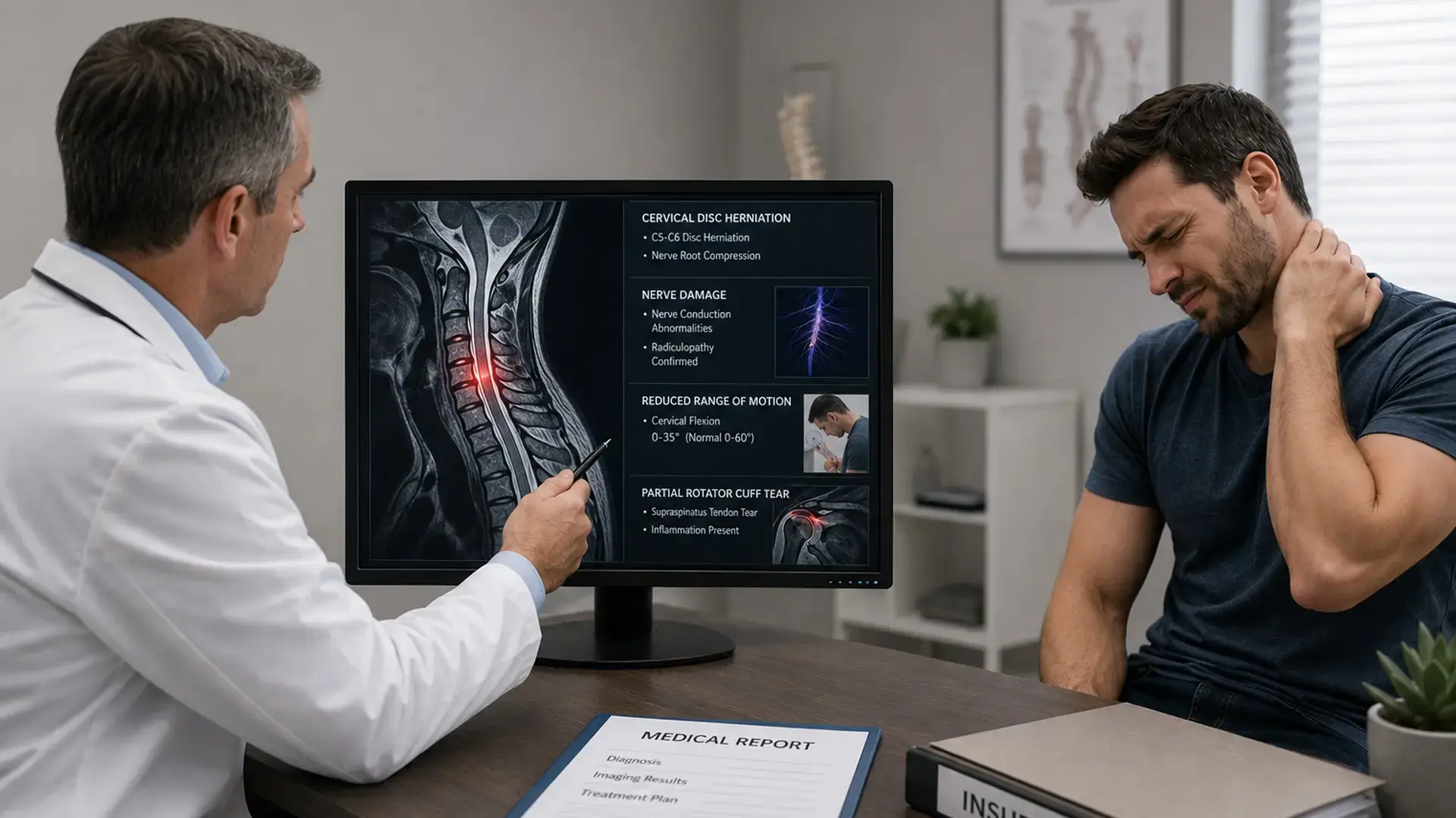 How Physicians Document Objective Findings in Injury Evaluations