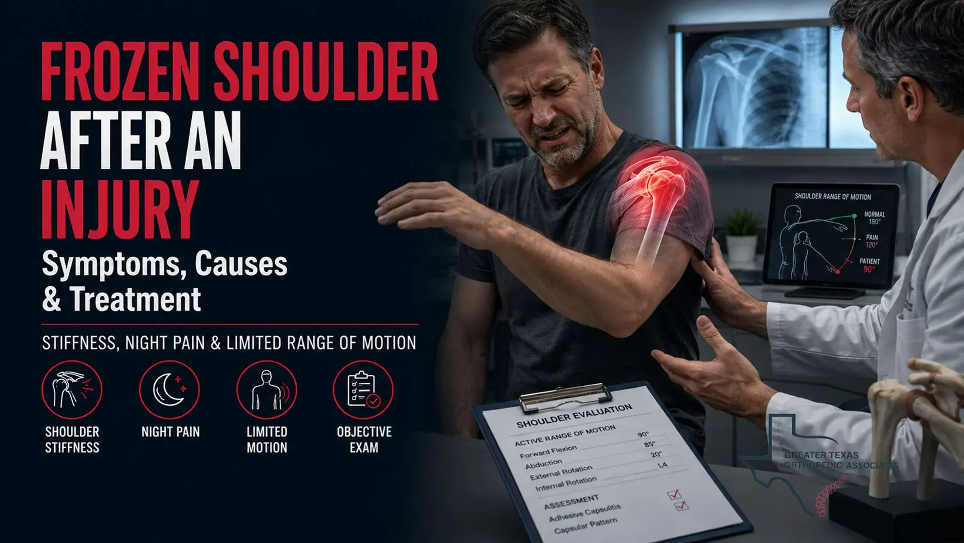 Frozen Shoulder After Injury: Symptoms, Causes & Treatment
