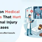 Common Medical Mistakes That Hurt Personal Injury Cases