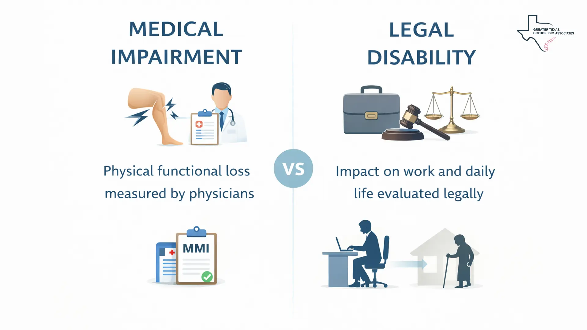 Impairment vs. Disability